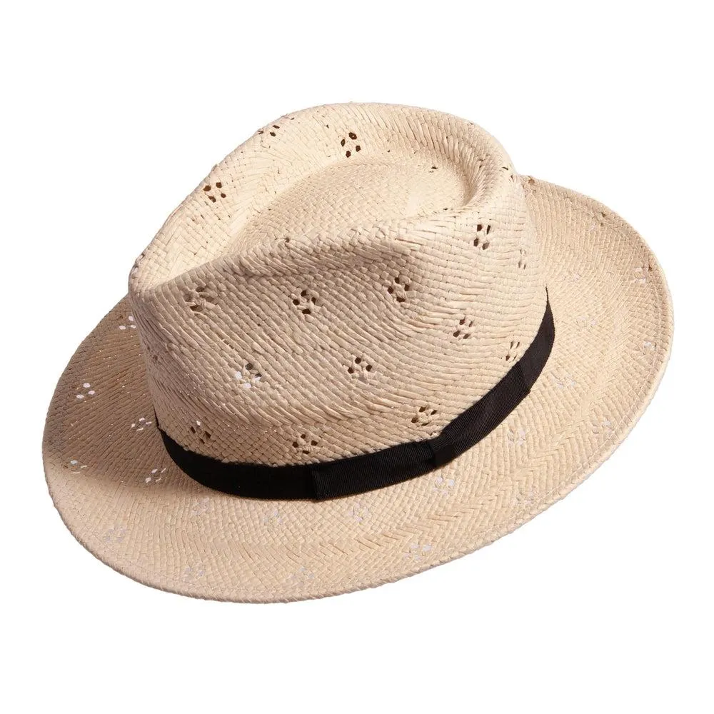 Dimitri | Womens Straw Fedora Hat