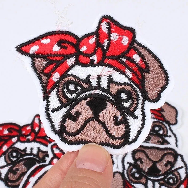 Dog Iron On Patches (Various Styles)