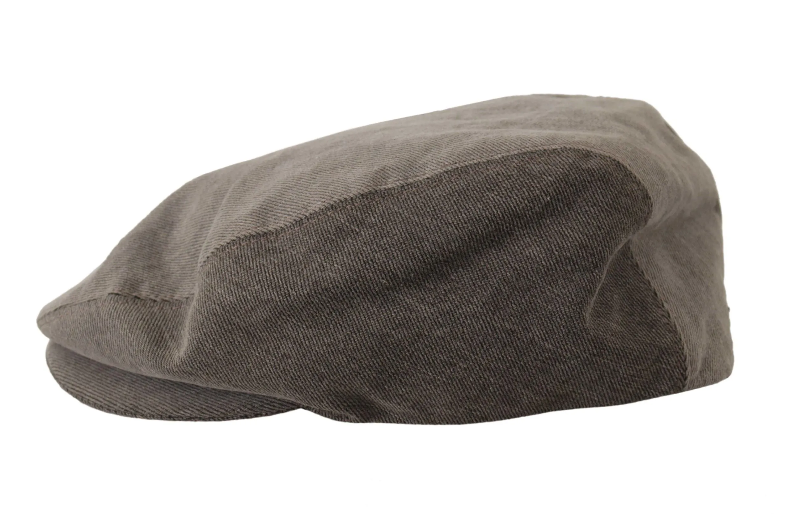 Dolce & Gabbana Light Gray Newsboy Men Capello Cotton Hat