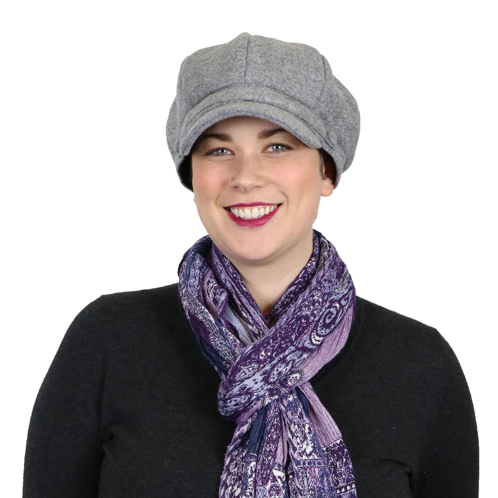 Dylan Newsboy Hat for Women Chemo Headwear