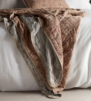 Ellie 100% Cotton Quilted Throw