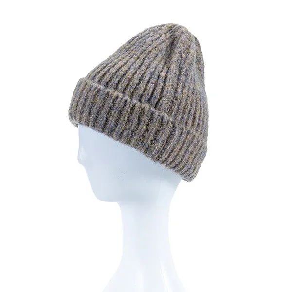 Estes Marled Ribbed Beanie