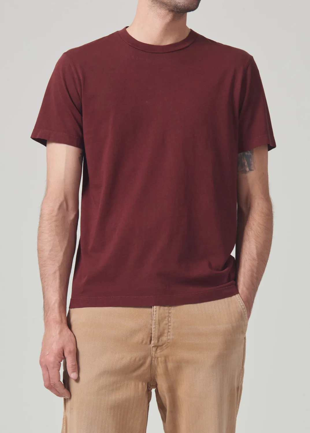 Everyday Short Sleeve Tee in Smoked Hazel