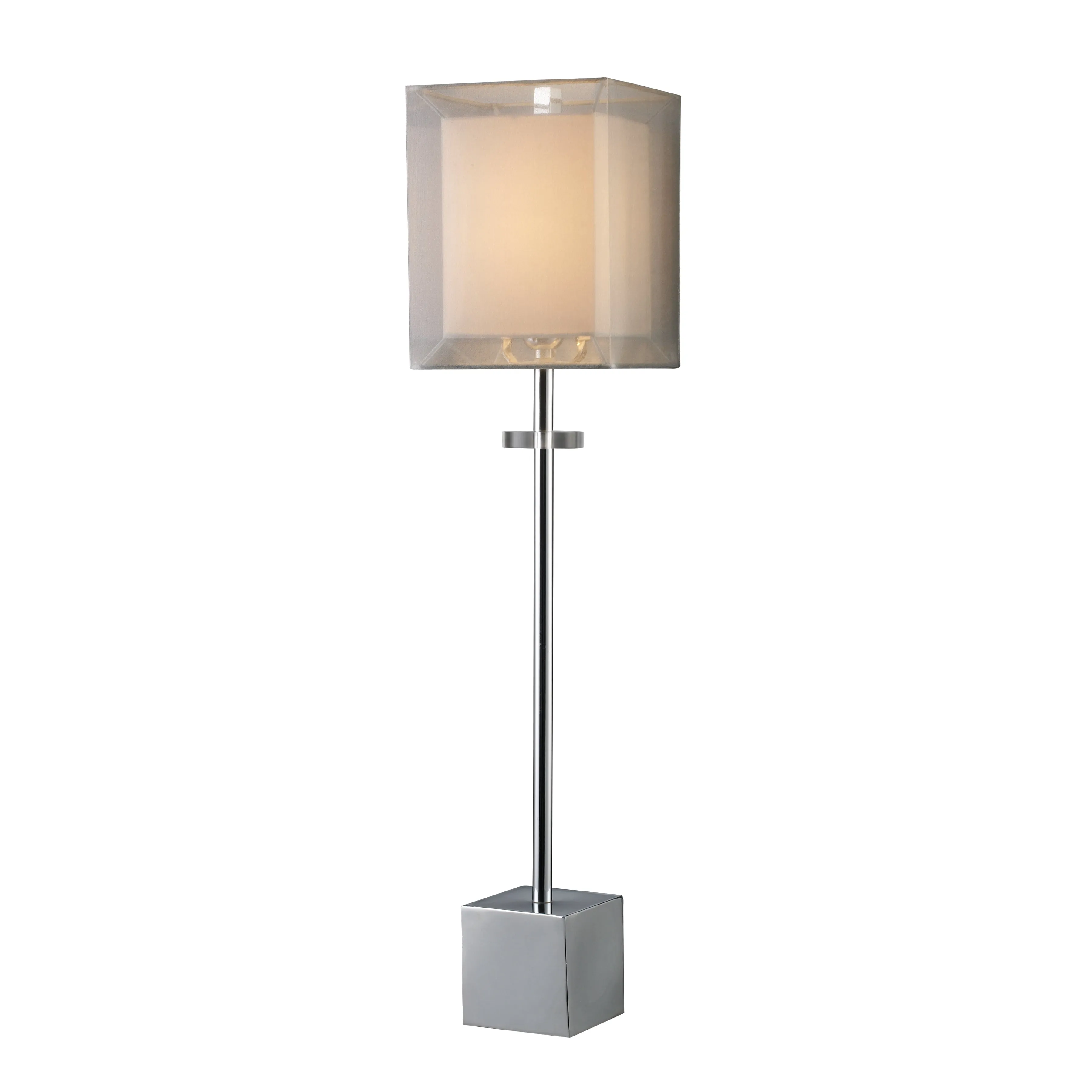 Exeter 30" Table Lamp in Chrome