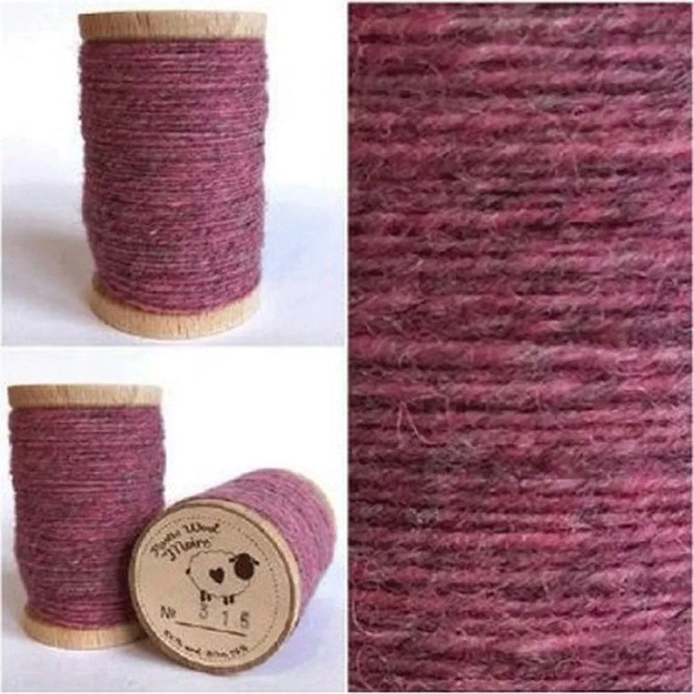 FUCHSIA Hand Dyed Fat EIGHTH Wool Fabric for Wool Applique and Rug Hooking