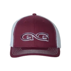 Gameguard Maroon Mesh Logo Embroidered Cap