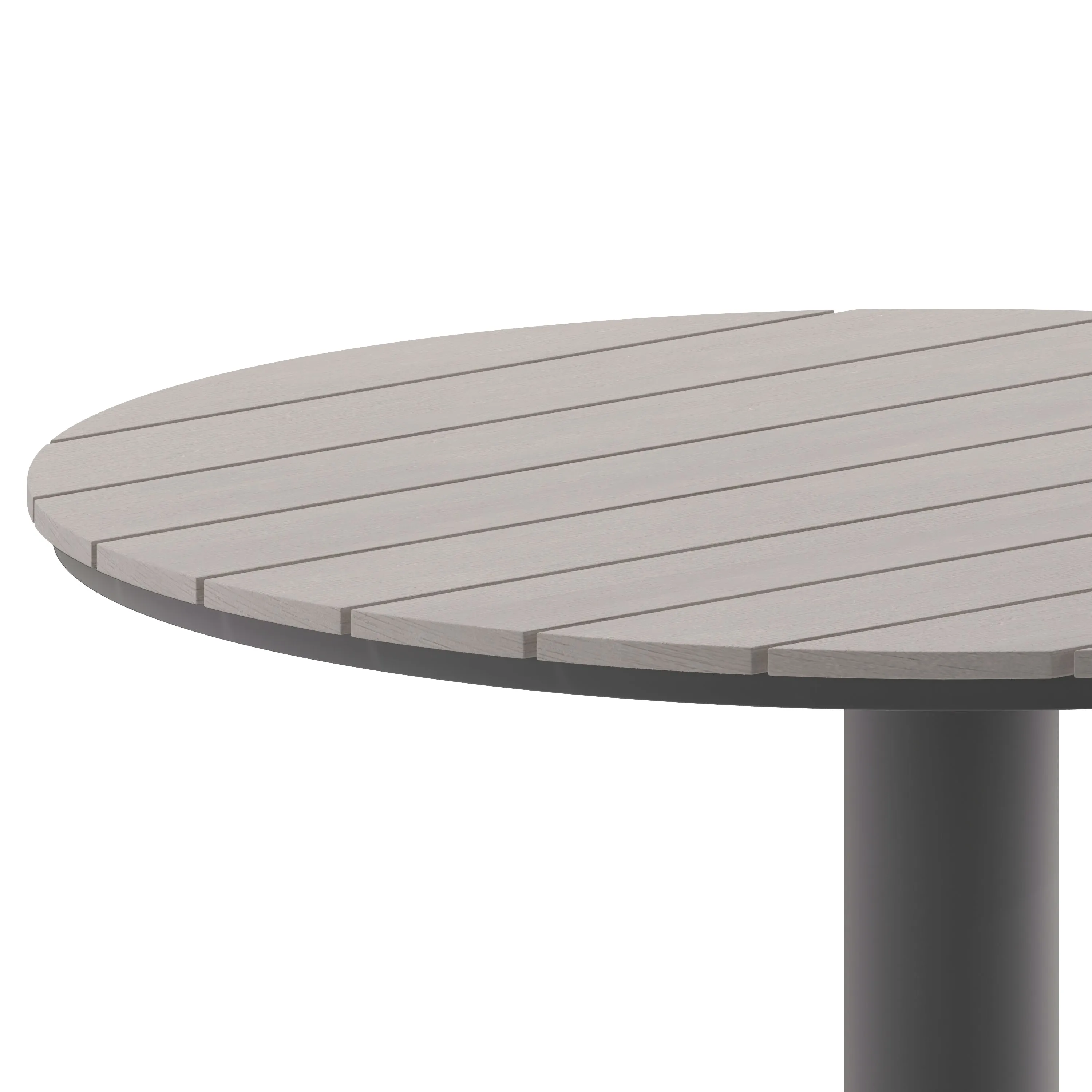 Gray/GY 24" Round Patio Table SB-TB106-GRY-GG