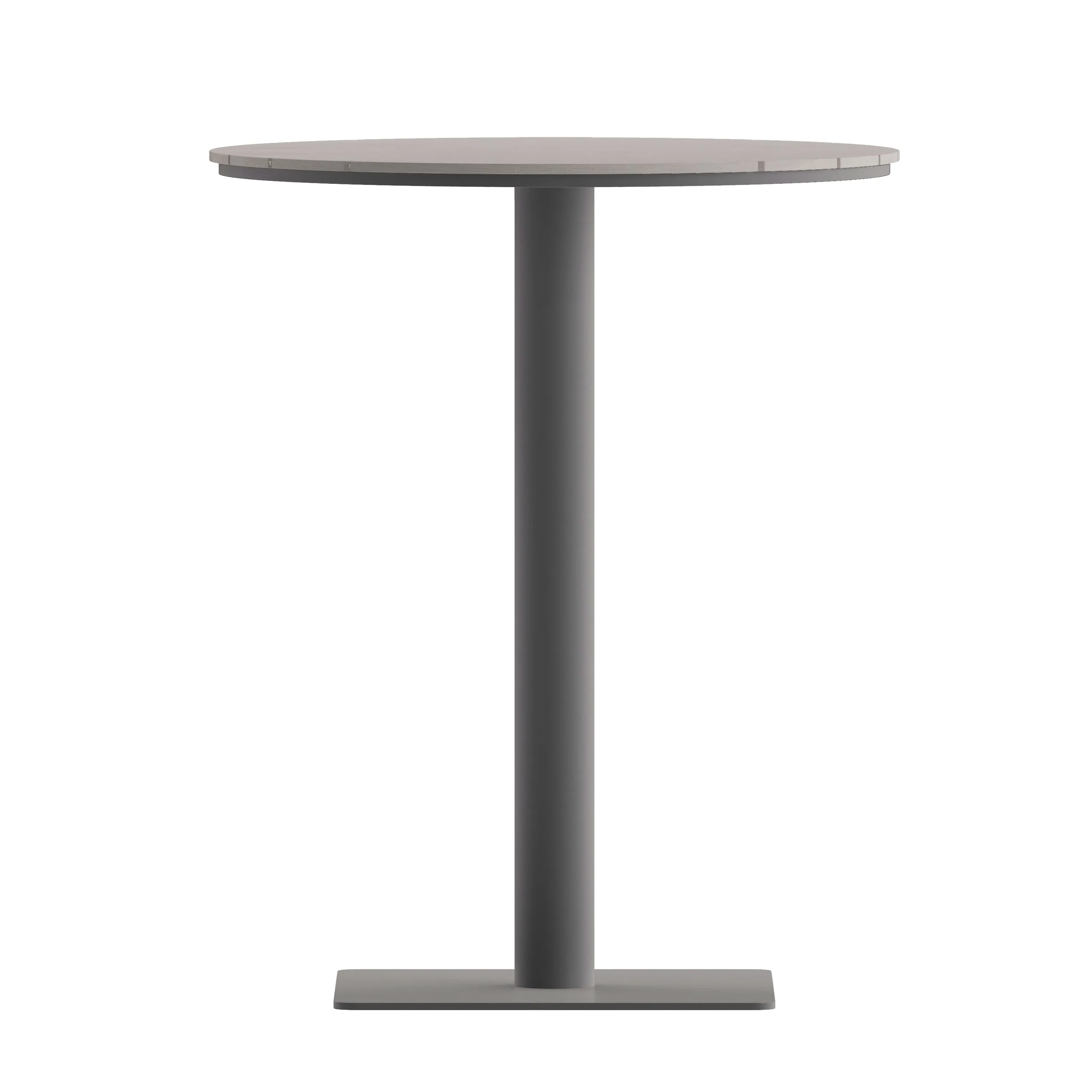 Gray/GY 24" Round Patio Table SB-TB106-GRY-GG