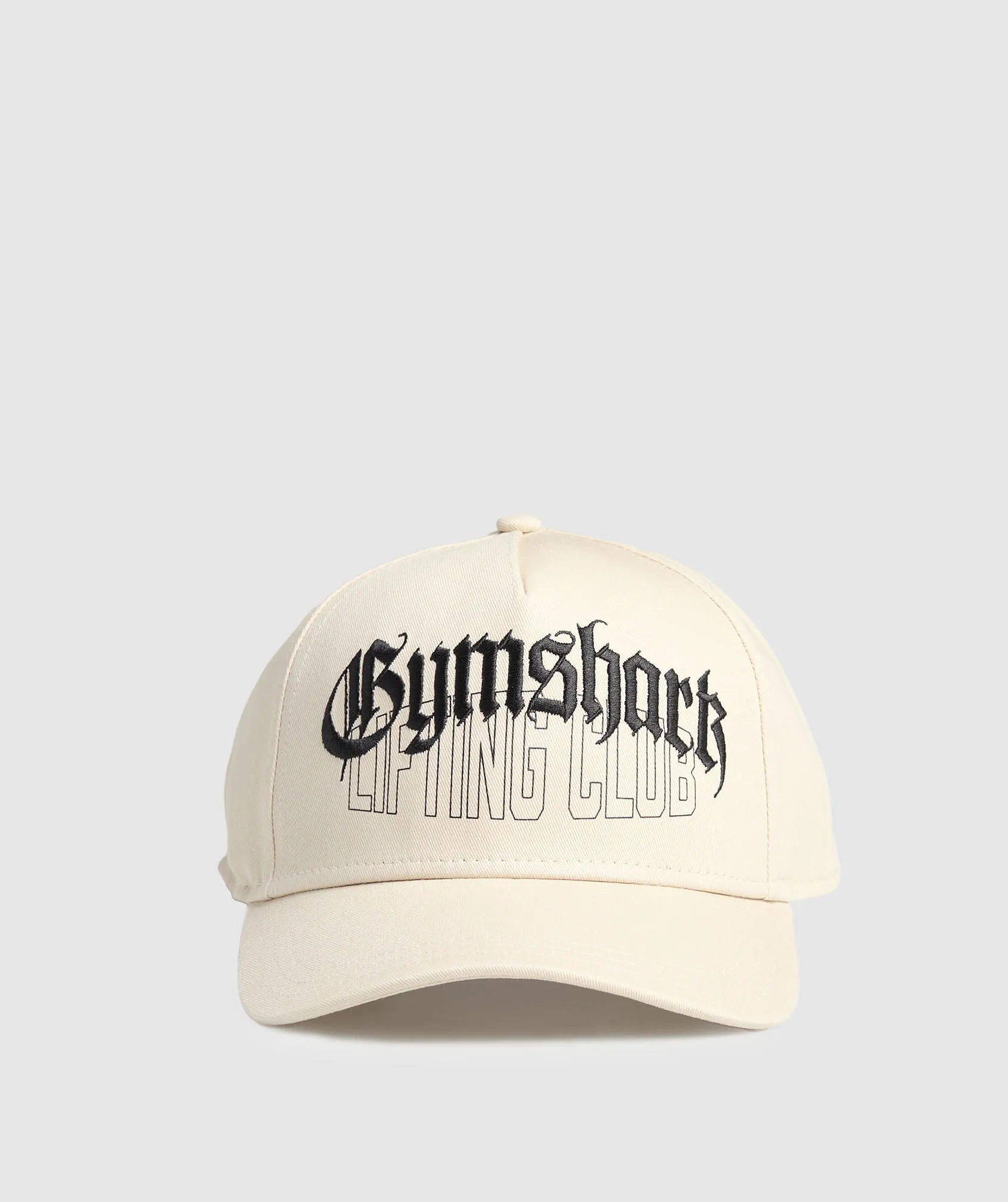 Gymshark Graphic Distressed Cap - Ecru White