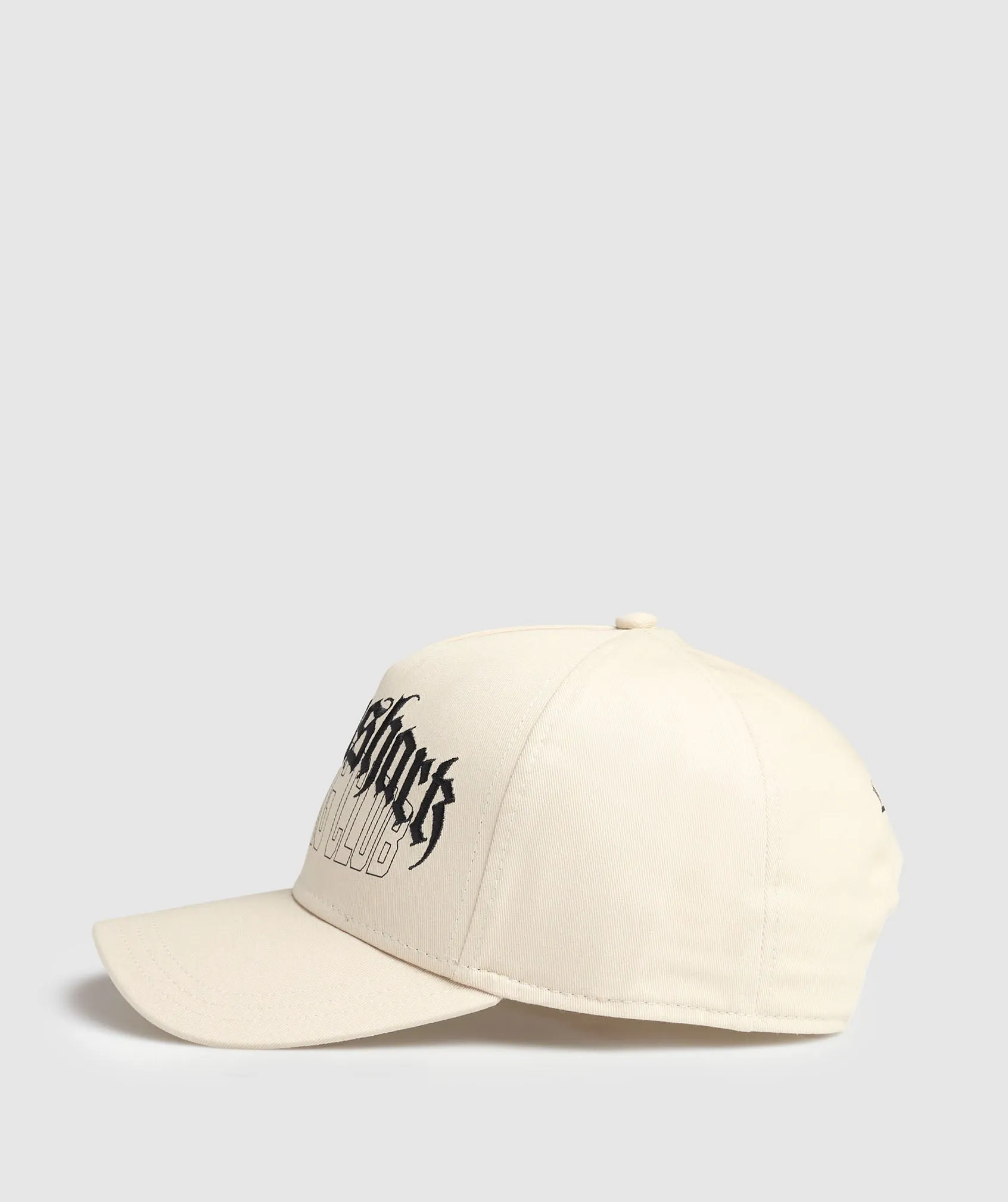 Gymshark Graphic Distressed Cap - Ecru White