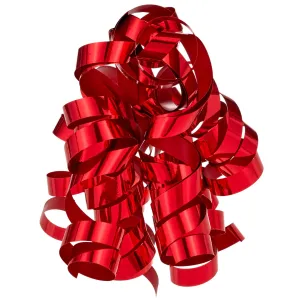 Hallmark 6.5'' Red Matte and Metallic Curly Ribbon Gift Bow