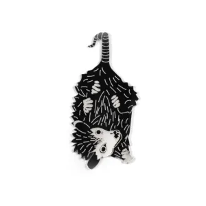 Hanging Baby Possum Acrylic Pin