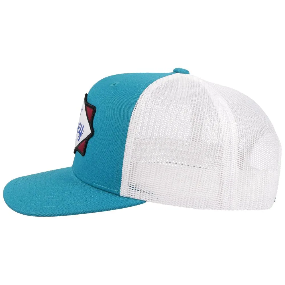 Hooey Men's Diamond" Teal/white Youth Hat