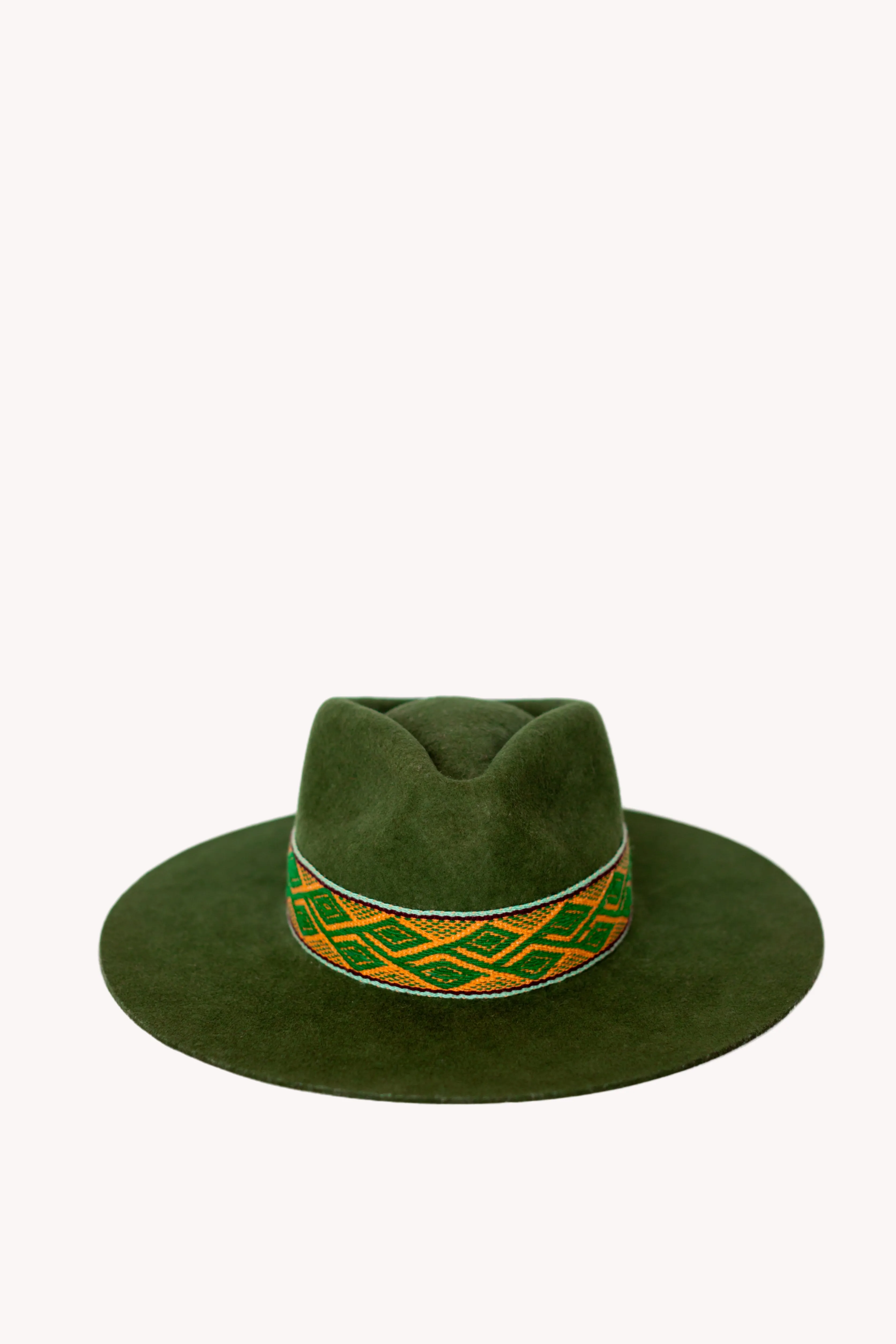 Hunter Green Western Hat