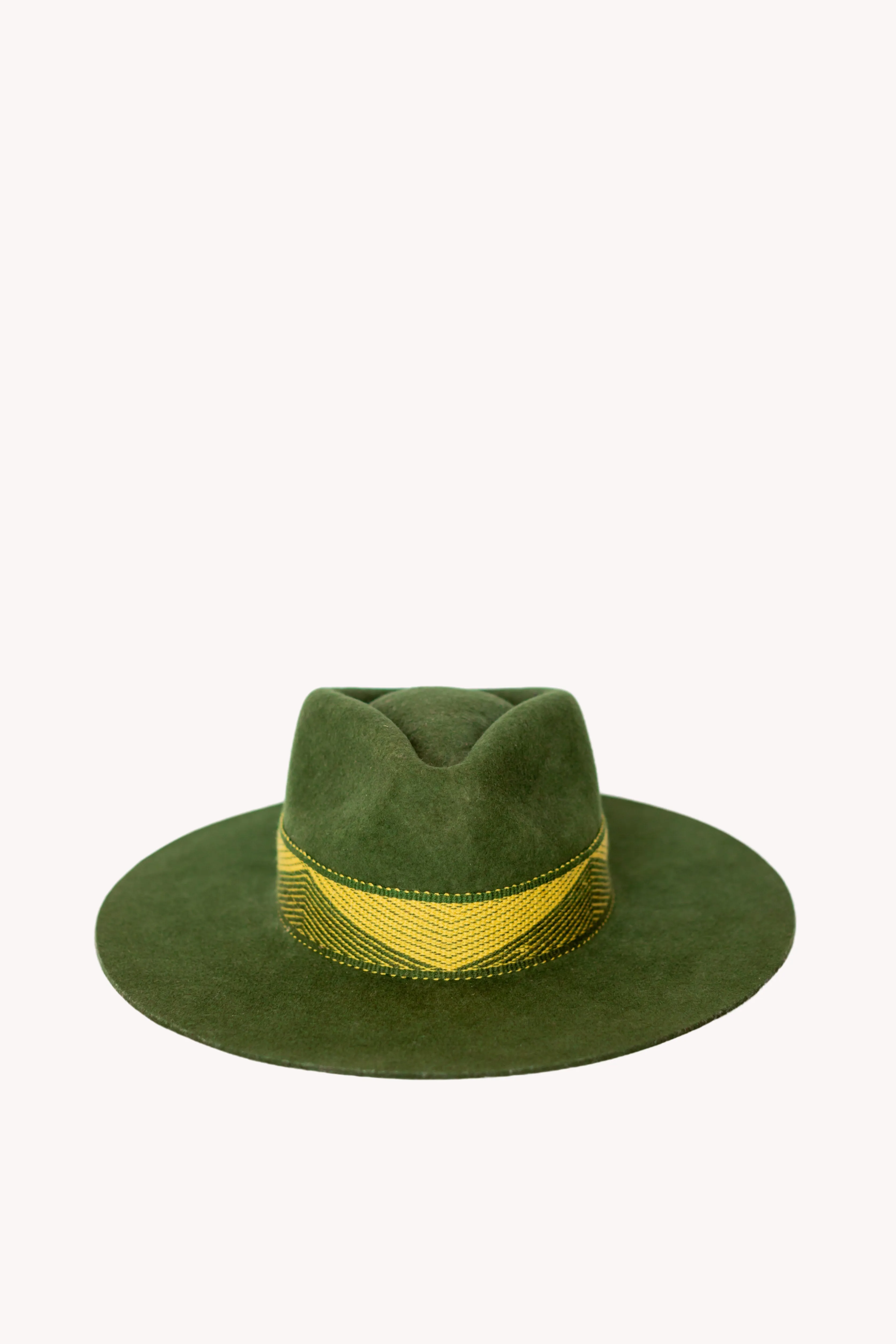 Hunter Green Western Hat