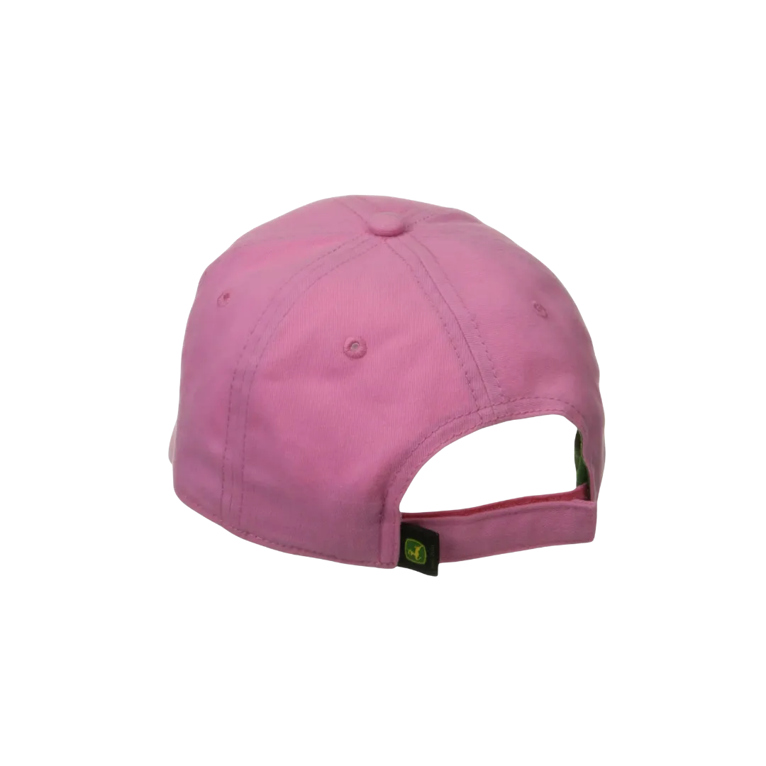 John Deere Kid's Logo Girl's Pink Hat Cap