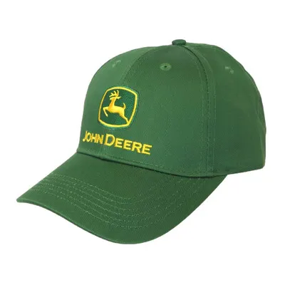 John Deere Men's Classic Logo Green Twill Cap