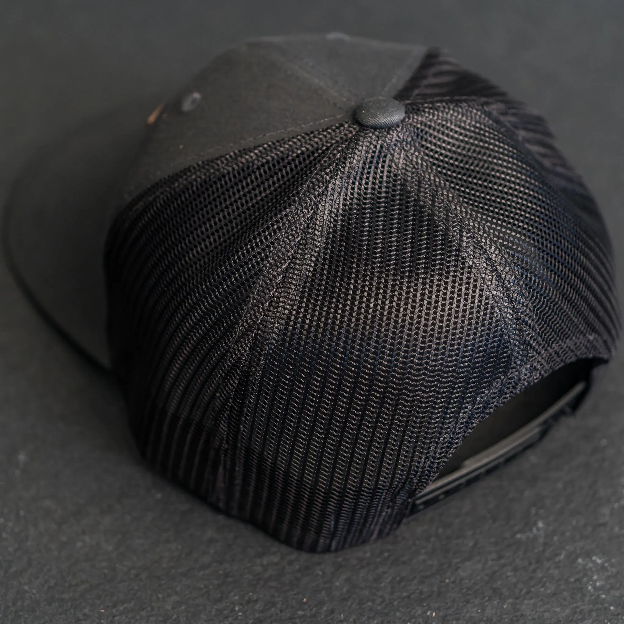 Leather Patch Trucker Style Hats - Bride and Groom (block)