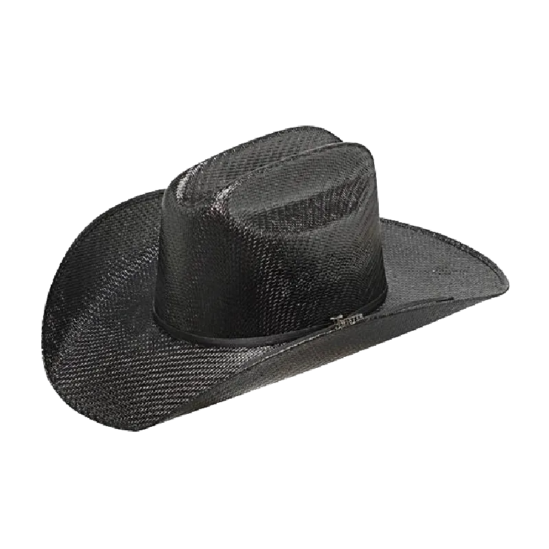 M&F Western Men´s Twister Black Shantung Straw Hart