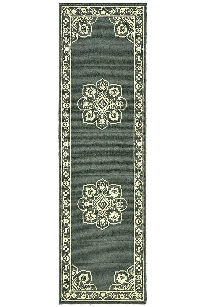 Marina 7764E Grey Ivory Rug