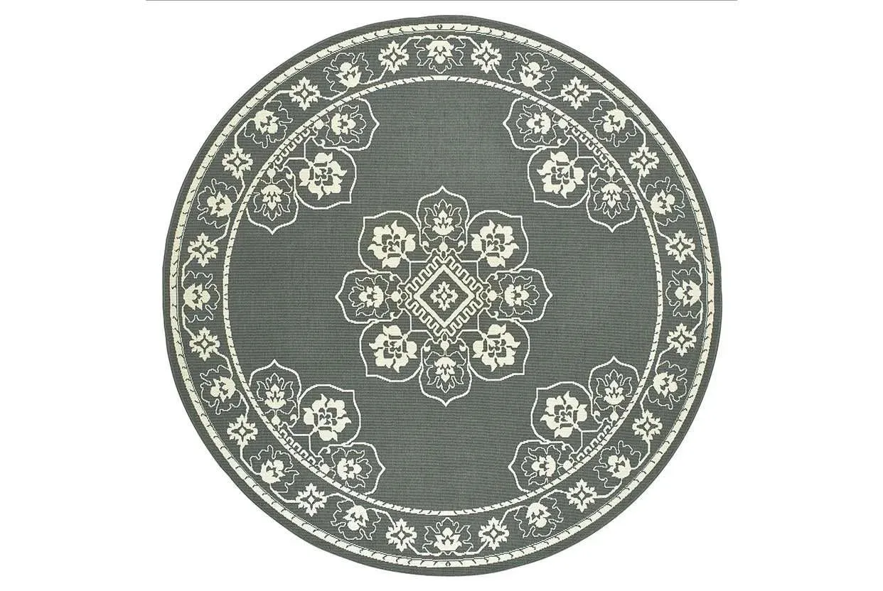 Marina 7764E Grey Ivory Rug