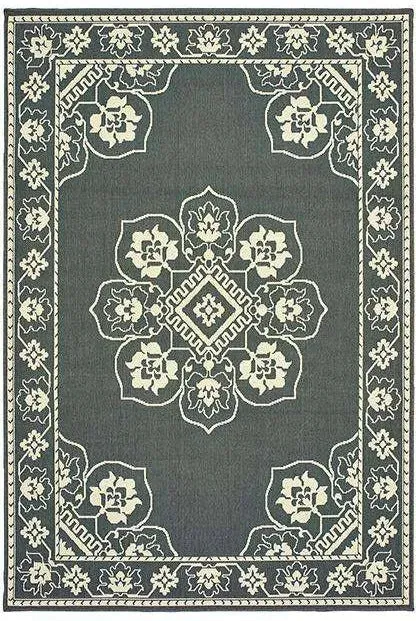 Marina 7764E Grey Ivory Rug