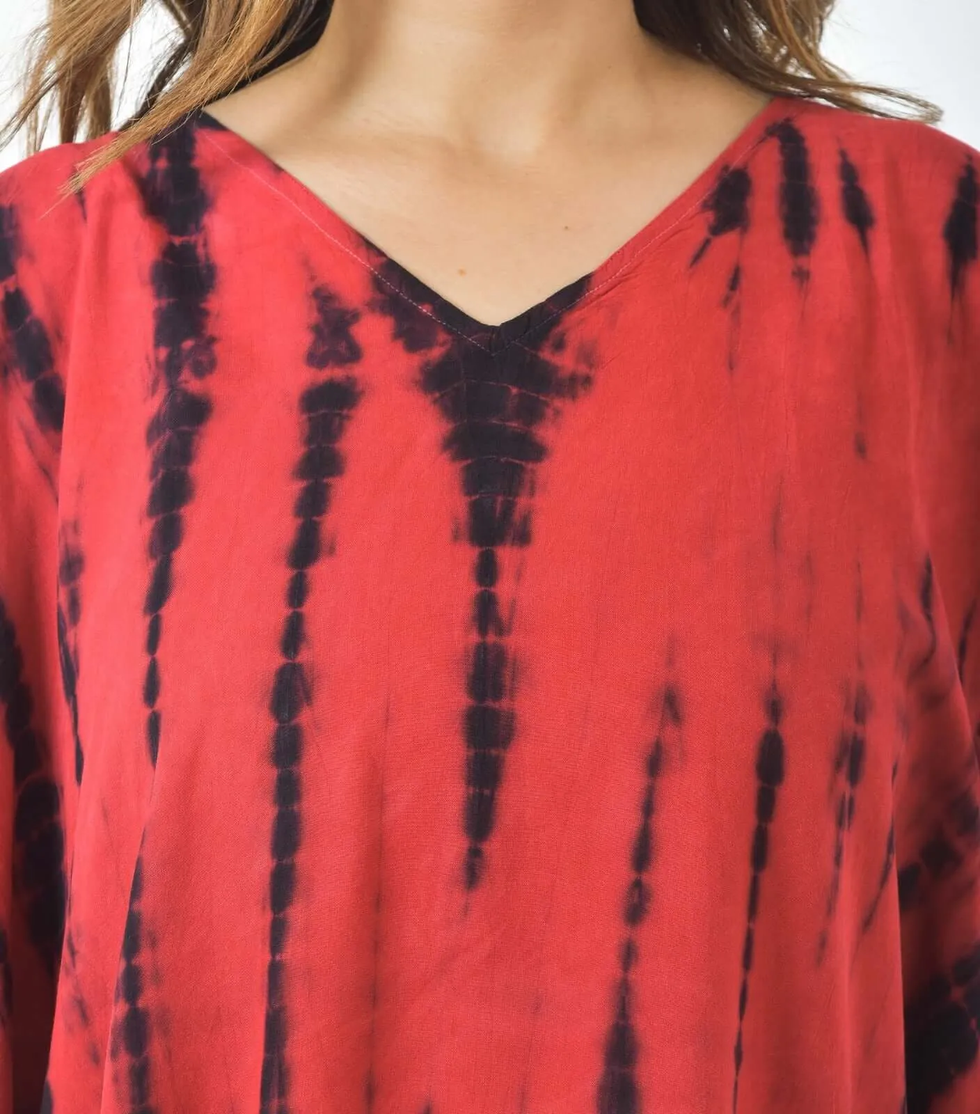 Maya Oversized Red Kaftan 12-22