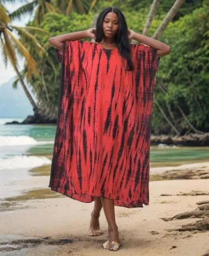 Maya Oversized Red Kaftan 12-22