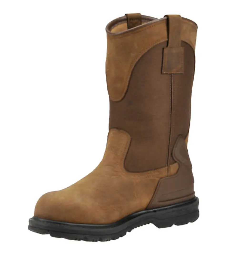 MEN'S CARHARTT WATERPROOF 11' STEEL TOE WELLINGTON | HORSE BROWN OILED TANNED