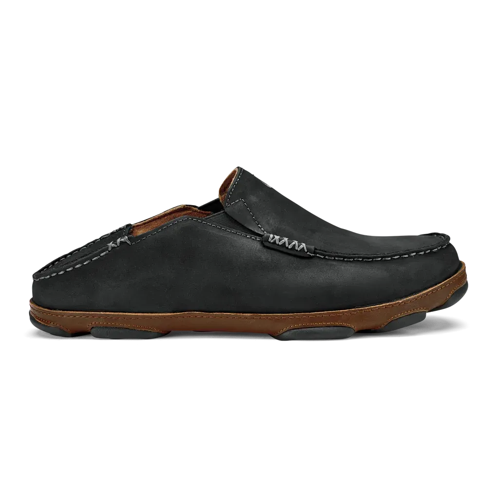 MEN'S OLUKAI MOLOA | BLACK / TOFFEE