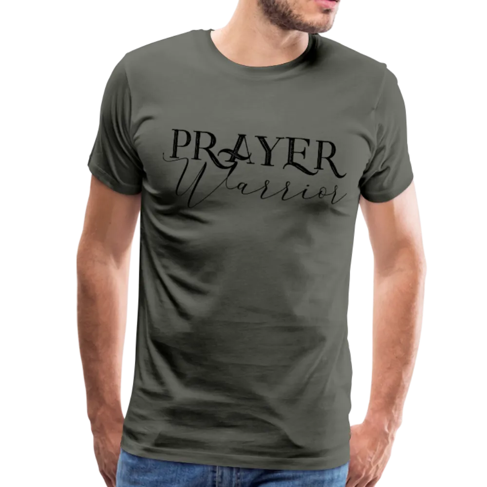 Men's T-Shirt, Prayer Warrior Short Sleeve Graphic Tee