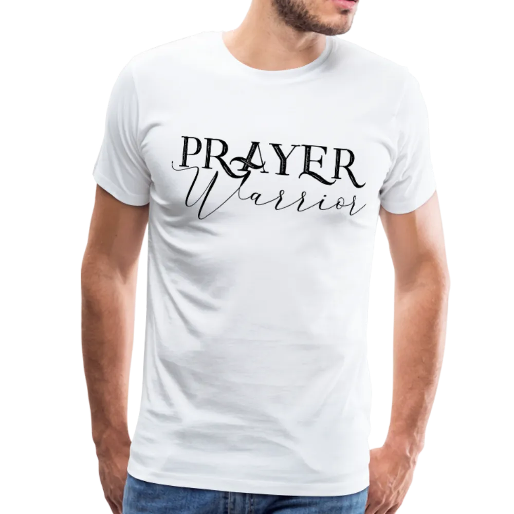 Men's T-Shirt, Prayer Warrior Short Sleeve Graphic Tee