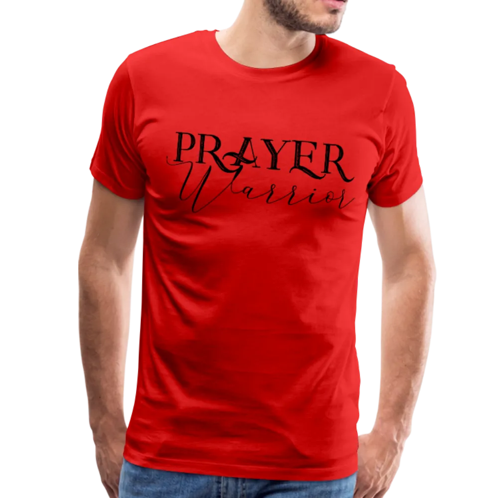 Men's T-Shirt, Prayer Warrior Short Sleeve Graphic Tee