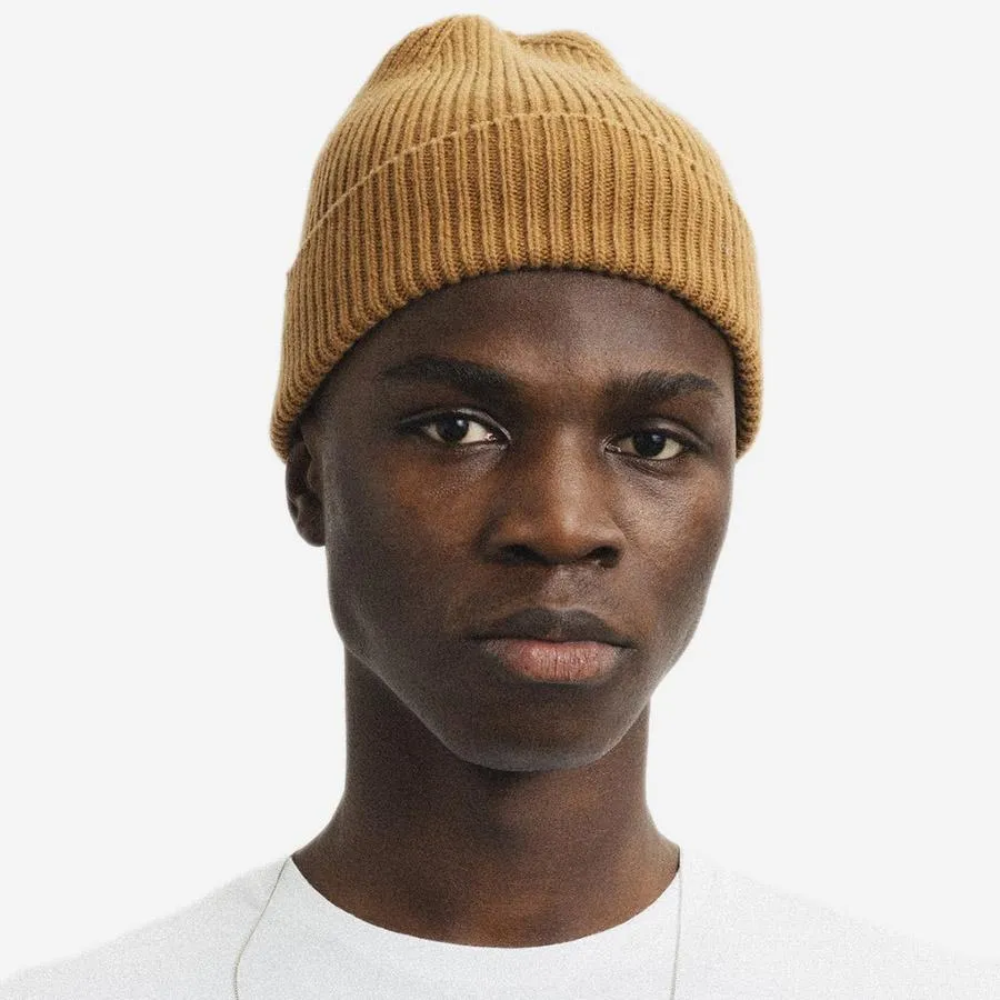 Merino Wool Beanie - Emerald Green