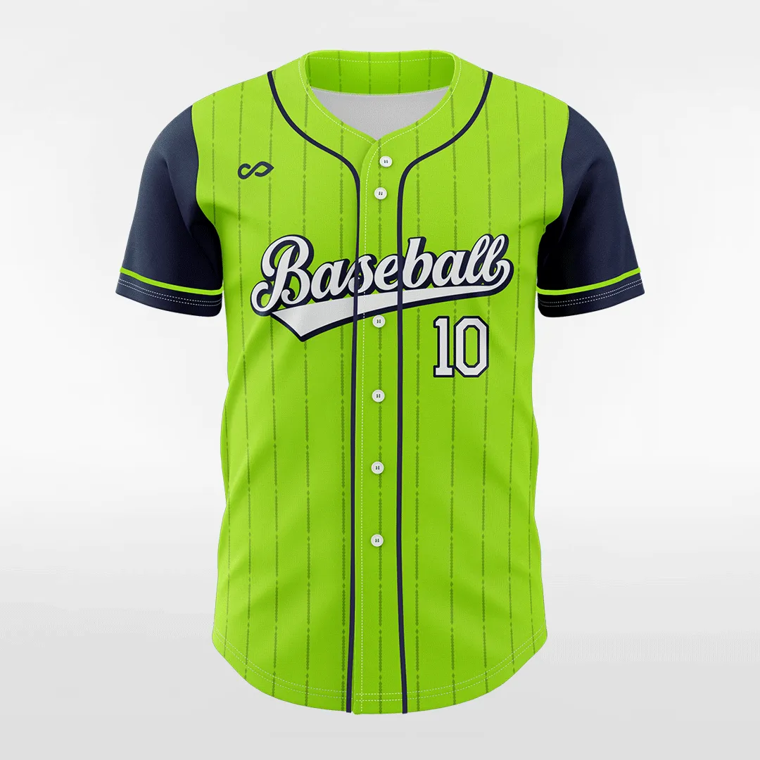 Nature - Customized Men's Sublimated Button Down Baseball Jersey