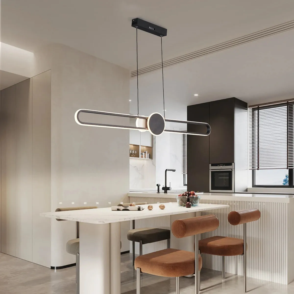 NEO Pennamic Minimalist Adjustable Dimmable Linear Pendant Lamp