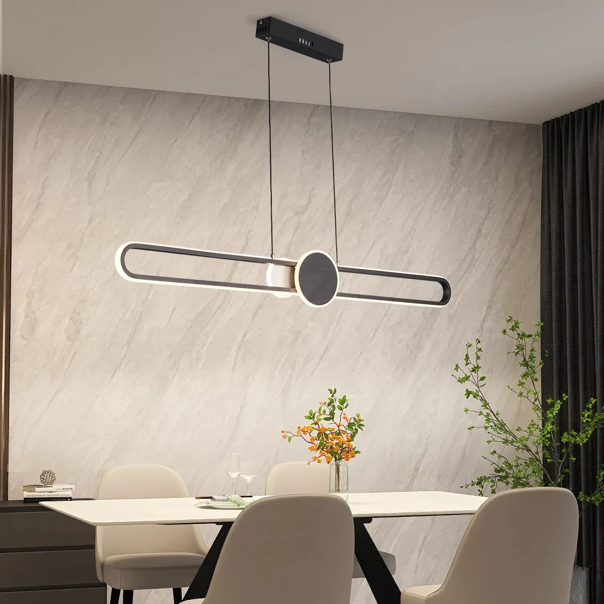 NEO Pennamic Minimalist Adjustable Dimmable Linear Pendant Lamp