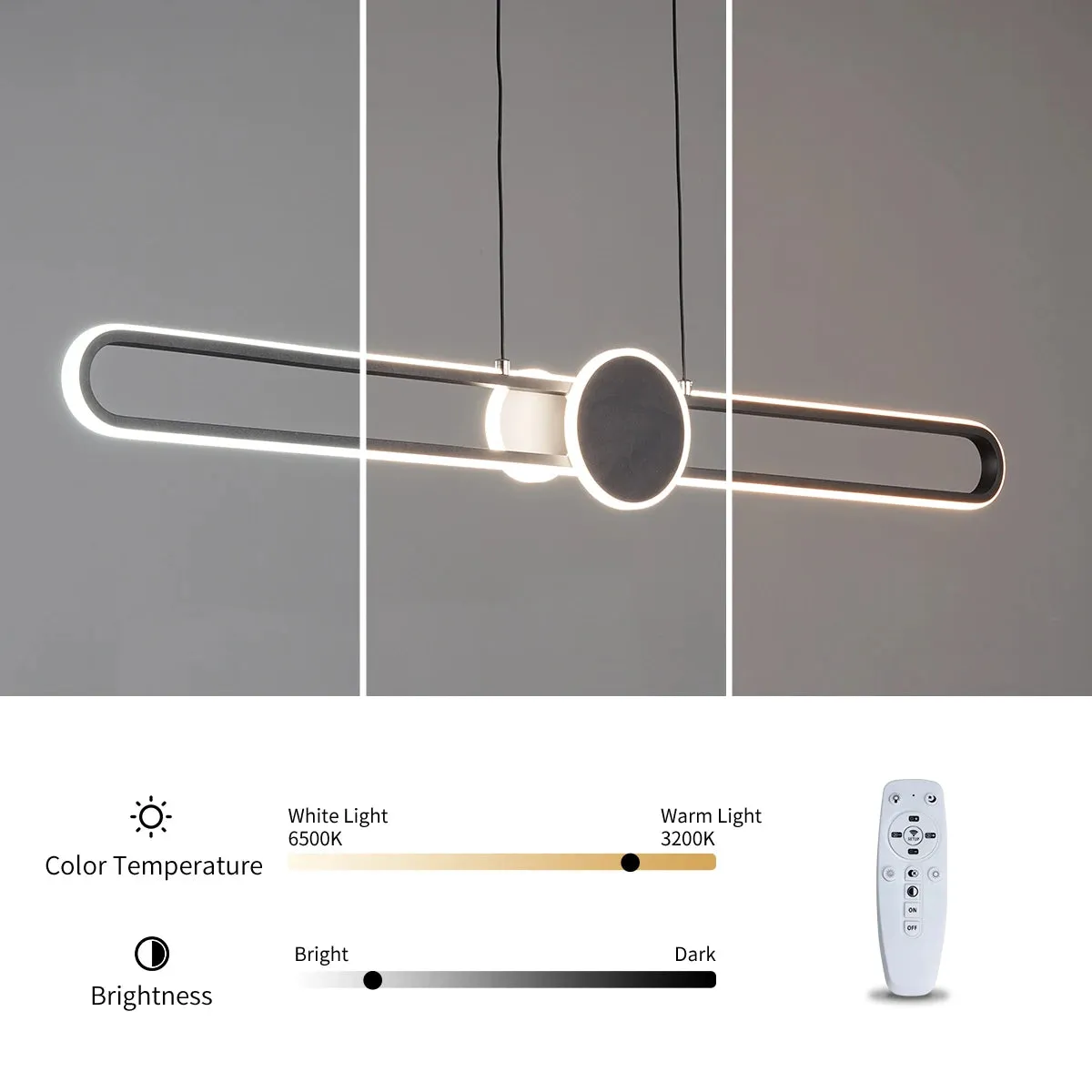 NEO Pennamic Minimalist Adjustable Dimmable Linear Pendant Lamp