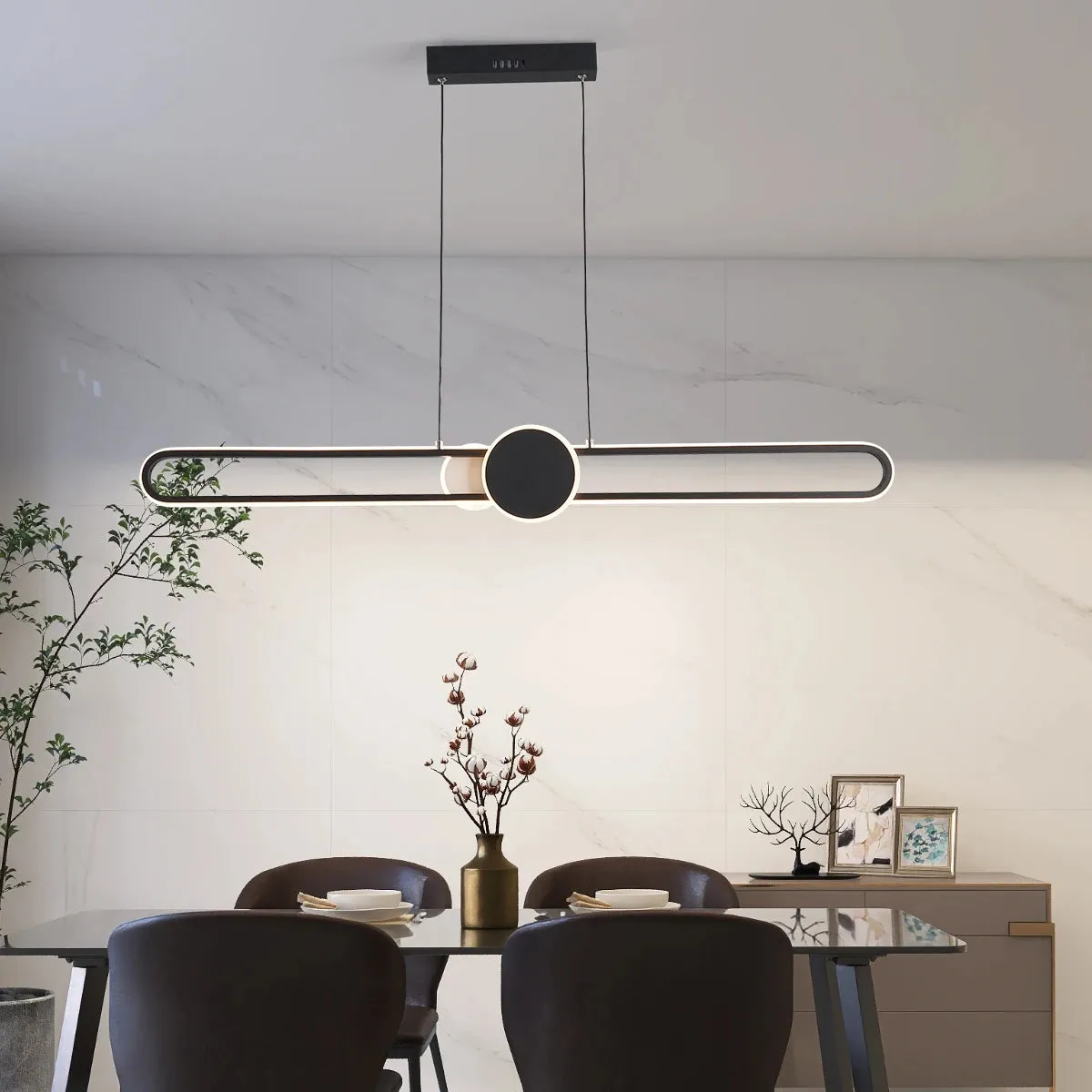 NEO Pennamic Minimalist Adjustable Dimmable Linear Pendant Lamp