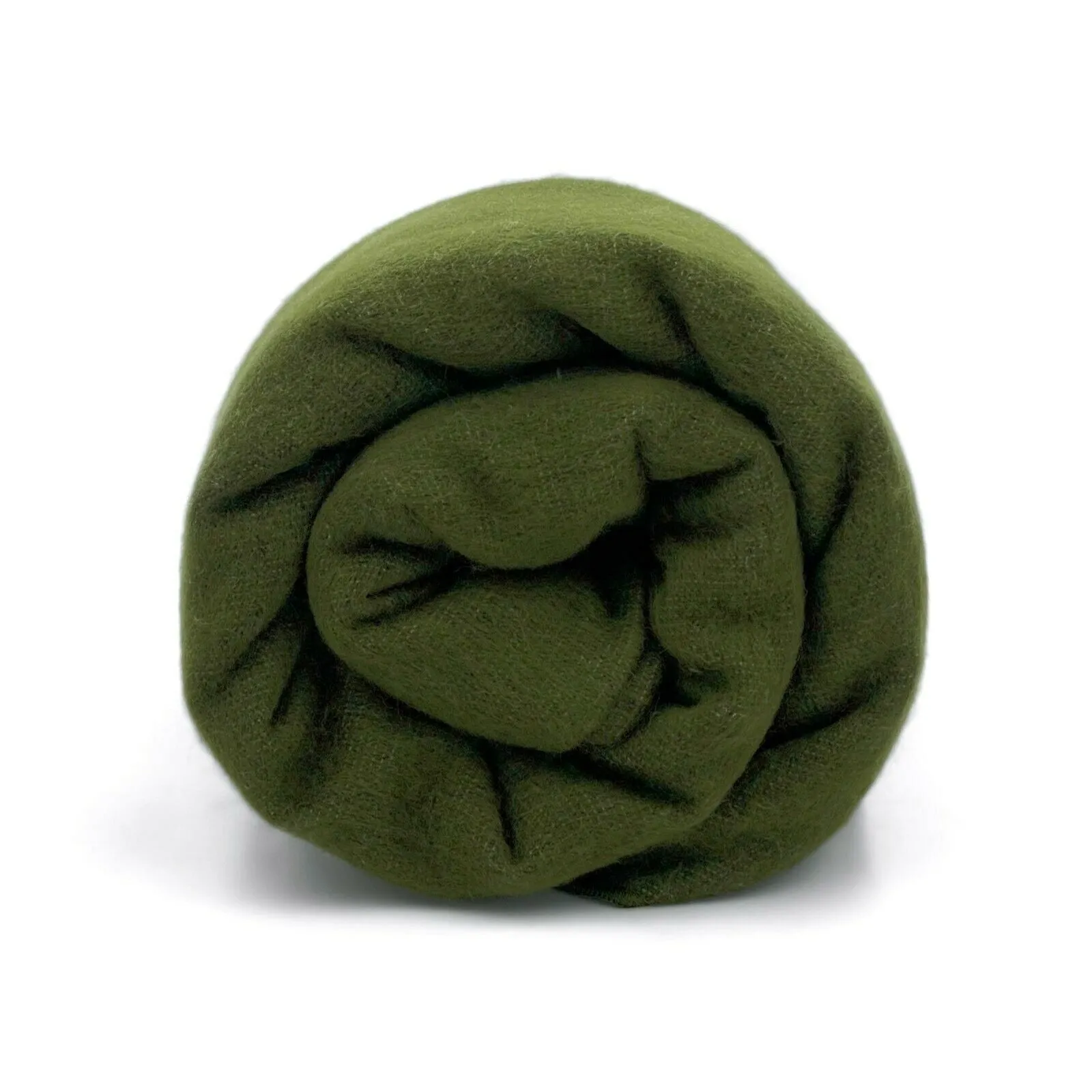 Nulti - Baby Alpaca Blanket - Extra Large - Solid reversible - olive green/cream