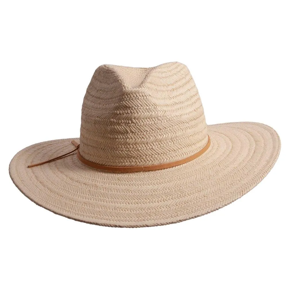 Paulo | Womens Wide Brim Straw Safari Sun Hat