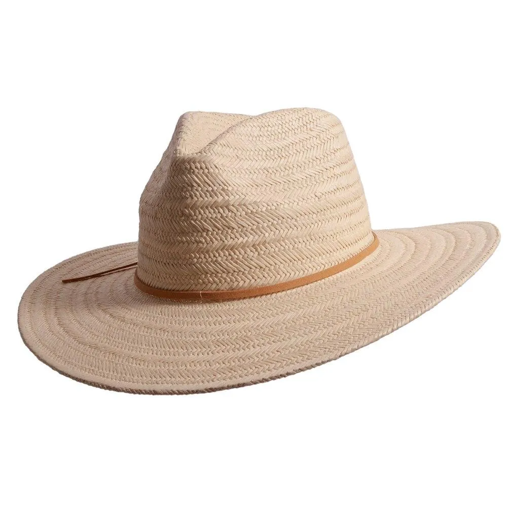 Paulo | Womens Wide Brim Straw Safari Sun Hat