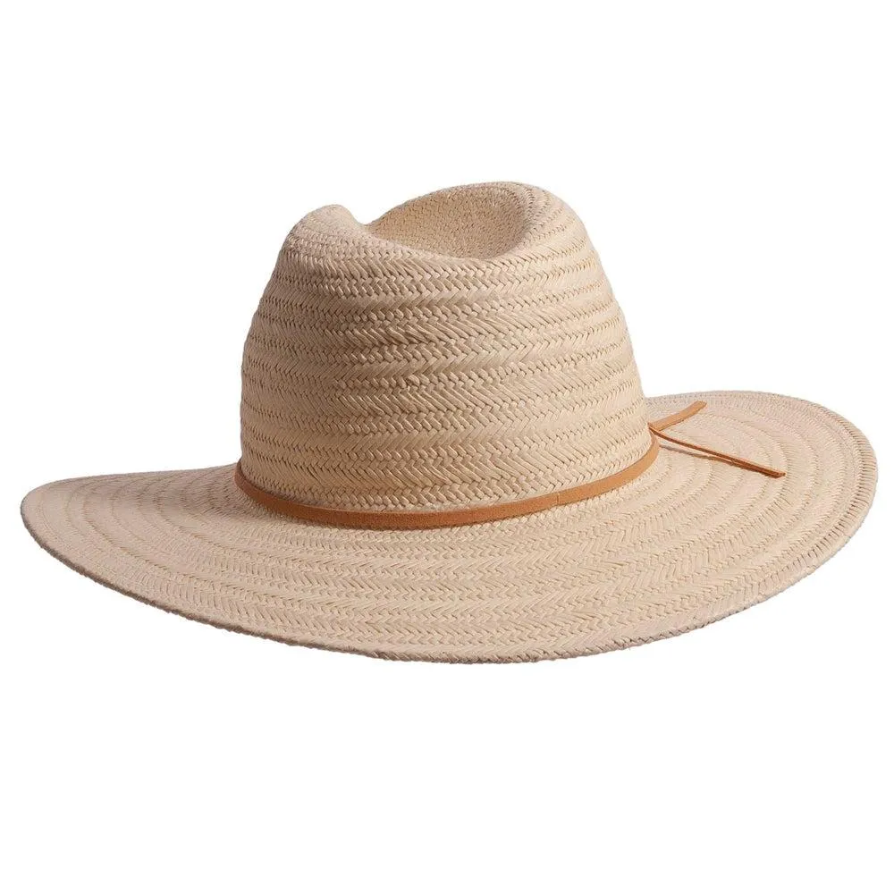 Paulo | Womens Wide Brim Straw Safari Sun Hat