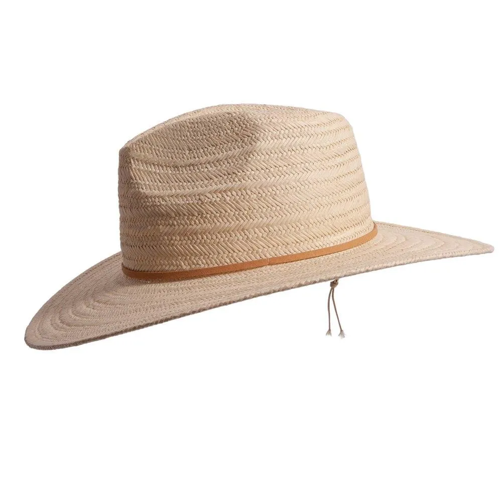 Paulo | Womens Wide Brim Straw Safari Sun Hat