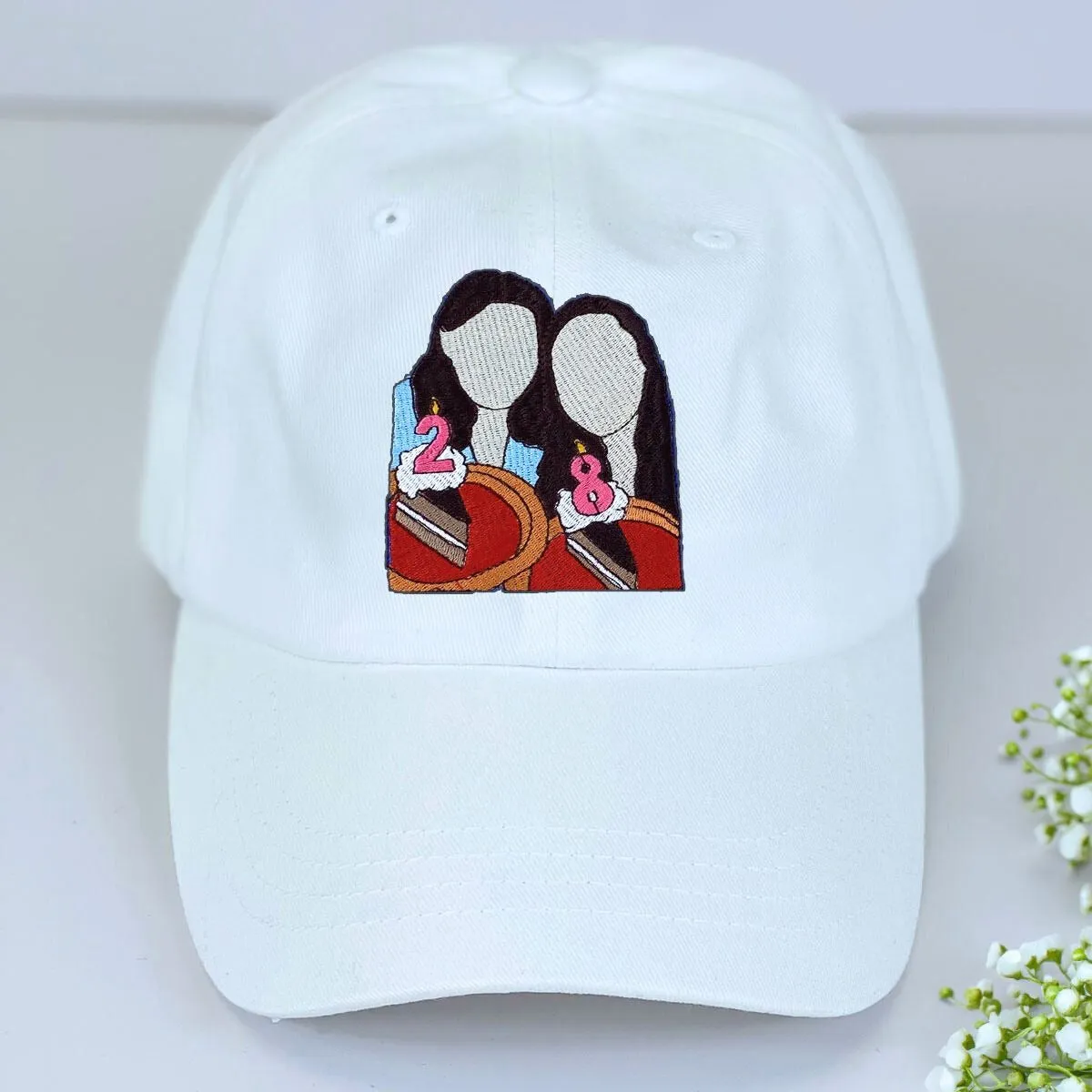 Personalized Best Friend Hat with Custom Embroidered Photo - Unique Soul Sisters Idea