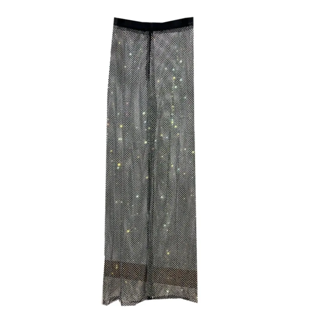 Pre Order:  Sparkling Mesh Rhinestones Pants