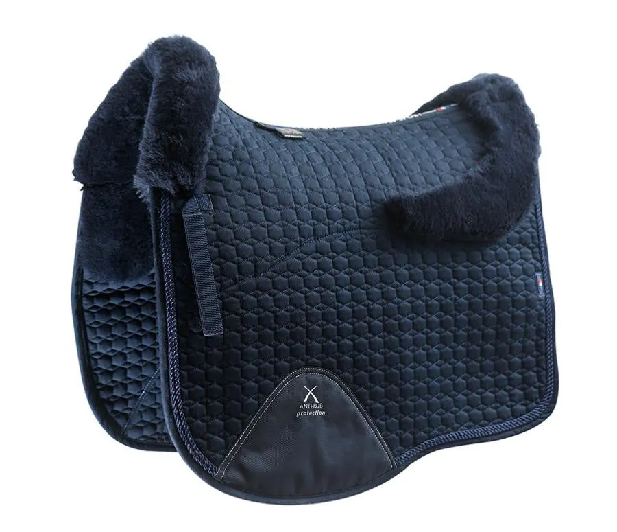 Premier Equine - Merino Wool Half Lined European Saddle Pad - Dressage