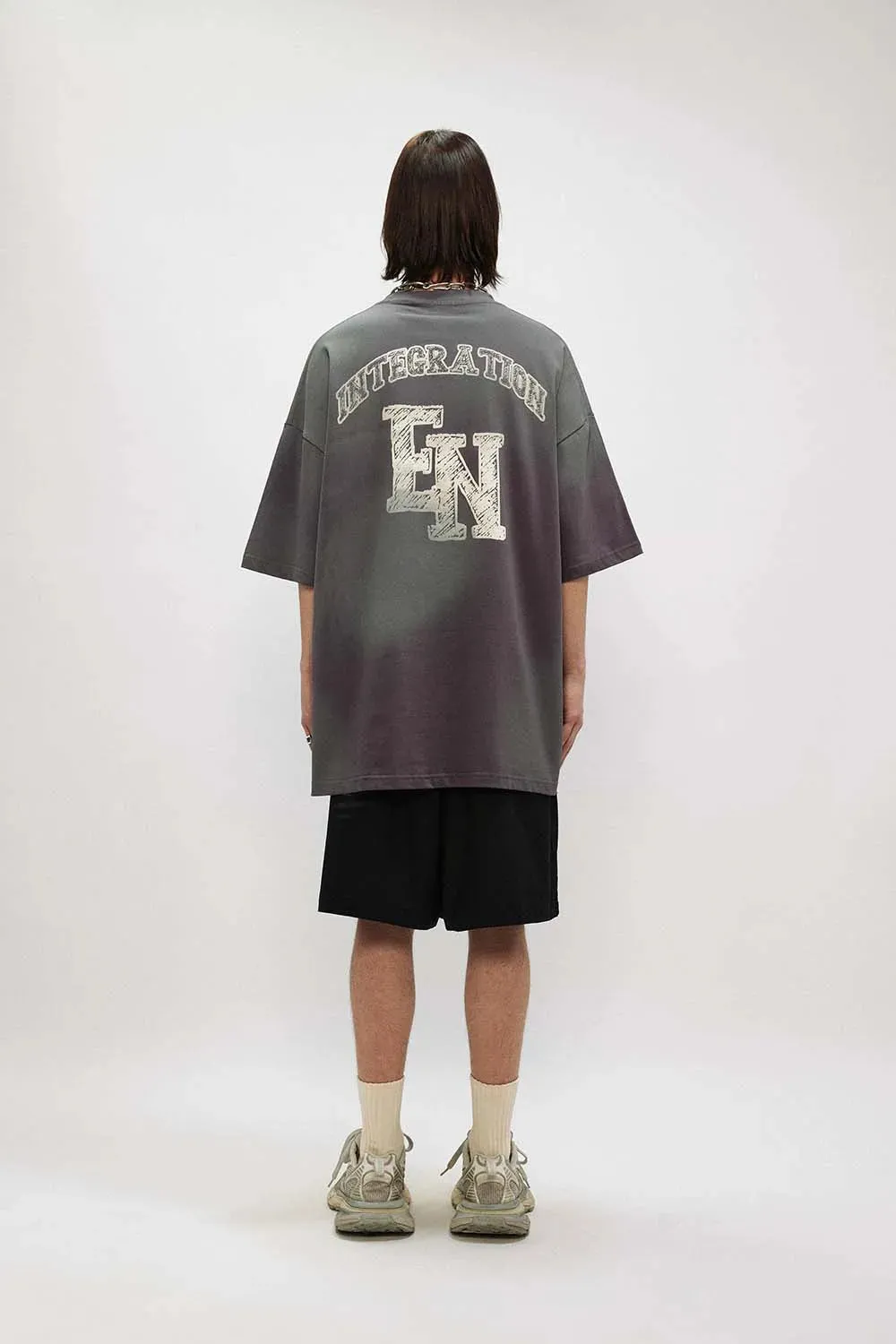 "871" Print Tee - Casual Style