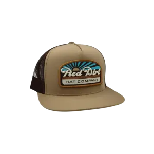 Red Dirt Hat Men's Blue Skies Khaki Brown Cap