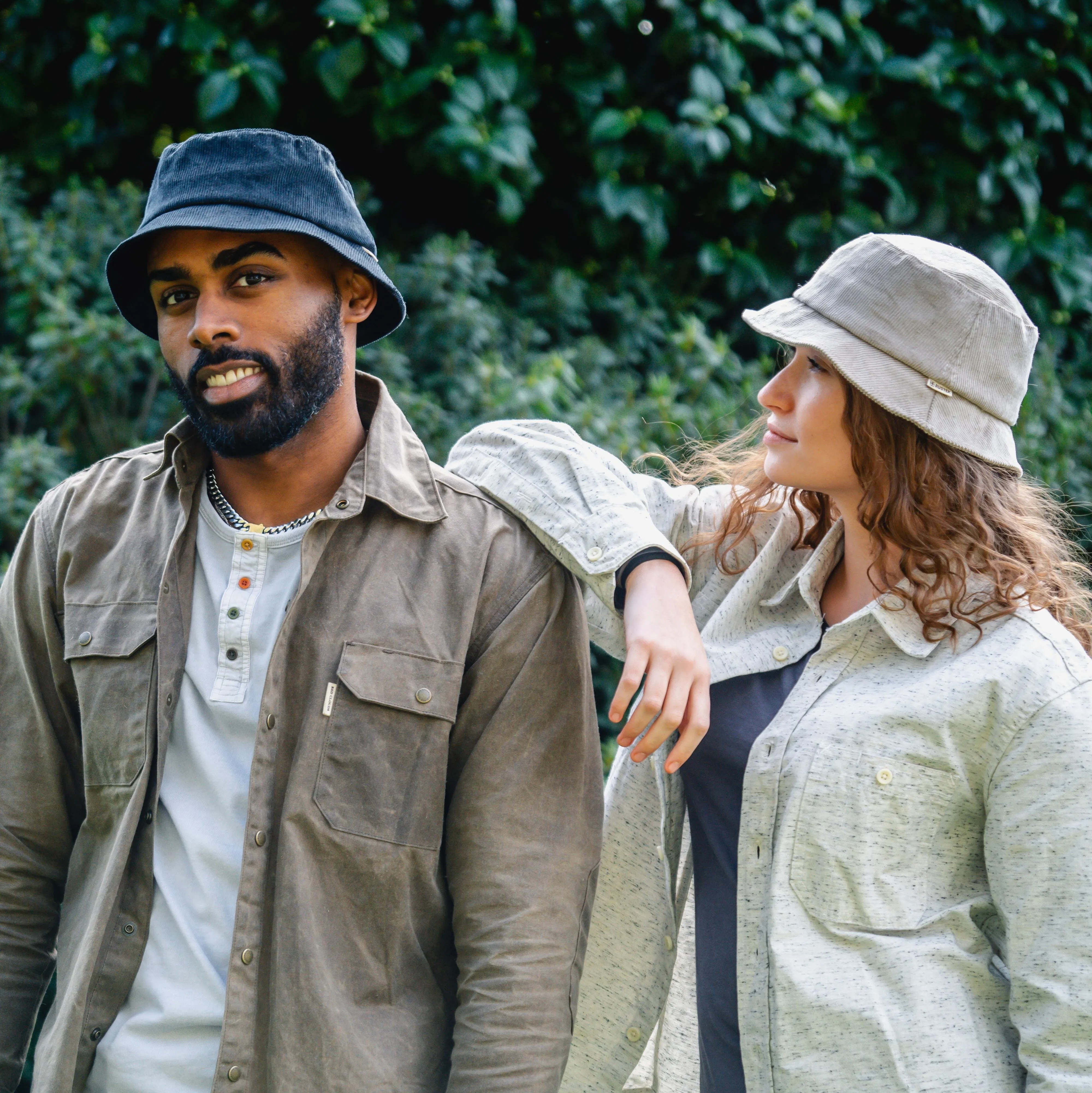 Rockaway Hemp Corduroy Bucket Hat | Black